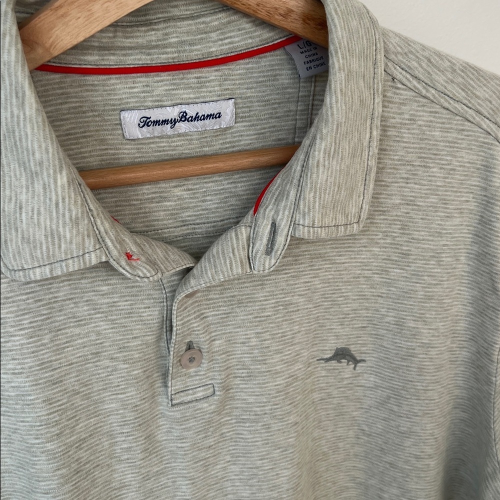 Tommy Bahama Men’s Cotton Polo Shirt Size Large